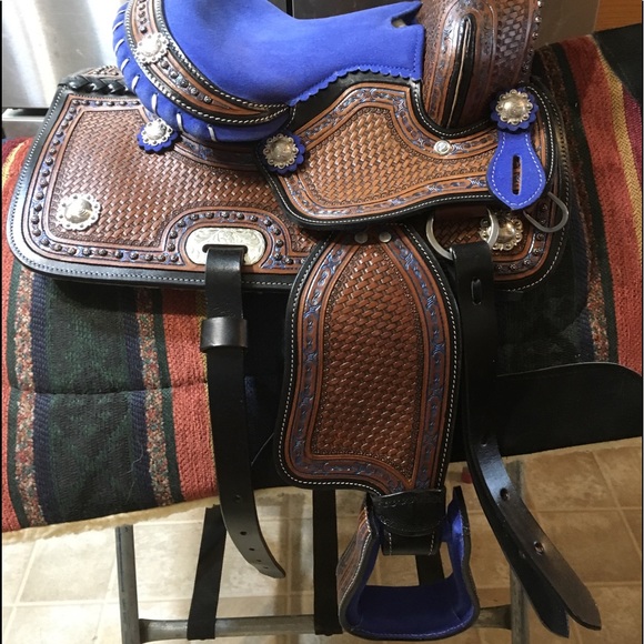 New Youth Fancy Pony Mini Saddle *EXTRA SHIPPING - Picture 8 of 8